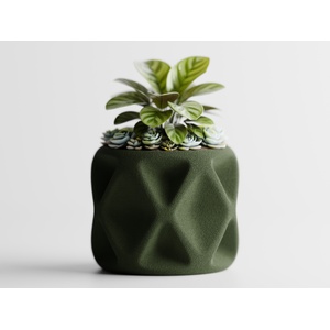  Кашпа Tervielle Малка, 120X125XH100mm - Тъмнозелен Mат