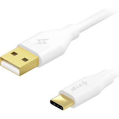 AlzaPower APW-CBCHTATC22001W Core Charge USB-A to USB-C 2.0 1m bílý