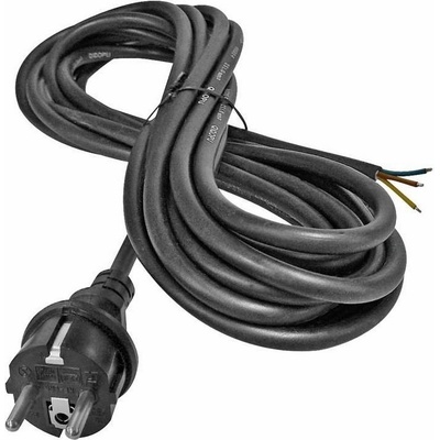 Flexo šňůra guma 3x1,5mm 5m černá