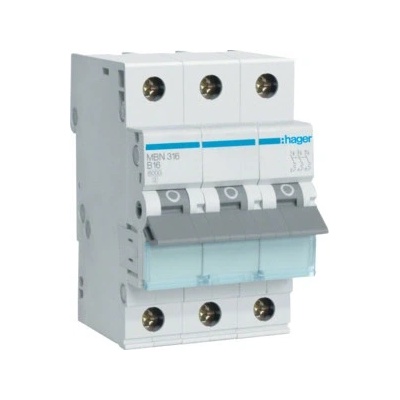 Hager 16B/3 MBN316 6kA MBN316