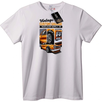 NOONEBRAND Тениска Custom Garage с Мускулни Коли - 2XL, Black