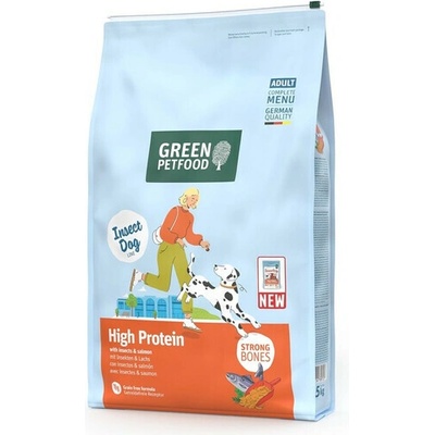 Green Petfood InsectDog with Salmon High Protein 7,5 kg