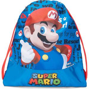 Panini Ученическа спортна торба Panini Super Mario - Blue (69999)