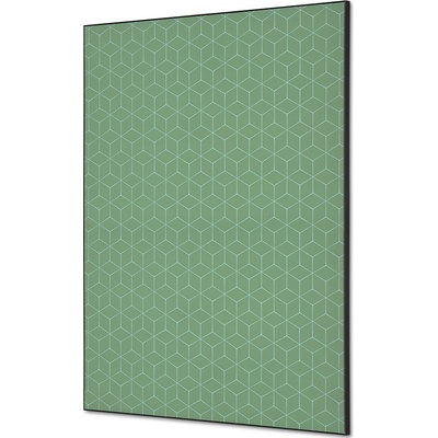 Jansen Display Textilní dekorace na zeď A1 Hexagon zelená, 594 x 841 mm