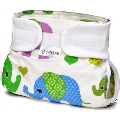 T-Tomi Ortopedické abdukční kalhotky SZ green elephants 3-6 kg