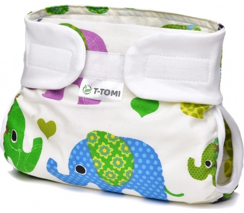 T-Tomi Ortopedické abdukční kalhotky SZ green elephants 5- 9 kg