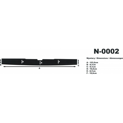 Nášľap kufra Mercedes Vito 2003-2013