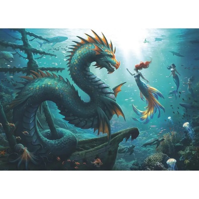 Ravensburger - Puzzle The Secret of Sea Monsters - 1 000 piese