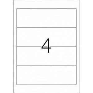 Igepa Group Labels a4 igepa 190 x 61.0 mm white (100)