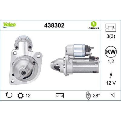 Štartér VALEO 438302 438302