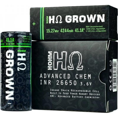 Hohmtech Baterie Hohm typ 26650 Grown 2 4244mAh 30,3A 4244mAh
