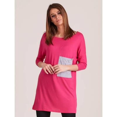 Tunic EN TU 4305.08 dark pink červená