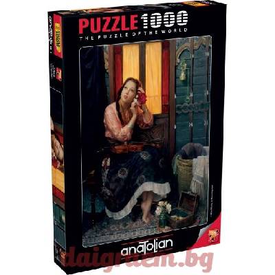 Anatolian Пъзел anatolian 1072 - 1000 части - Пурпурна роза (p1072)