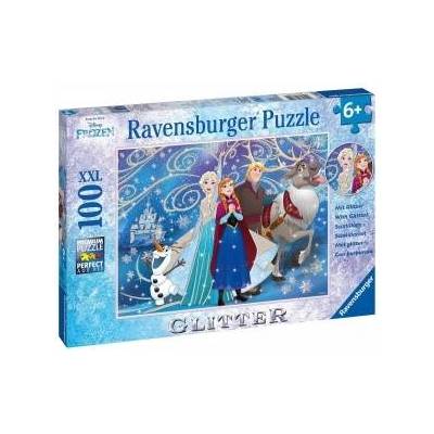 Ravensburger Kinderpuzzle Disney Frozen - Glitzernder Schnee (100 Teile)