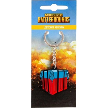 Prívesok na kľúče Playerunknowns Battlegrounds Metal Keychain Loot Crate