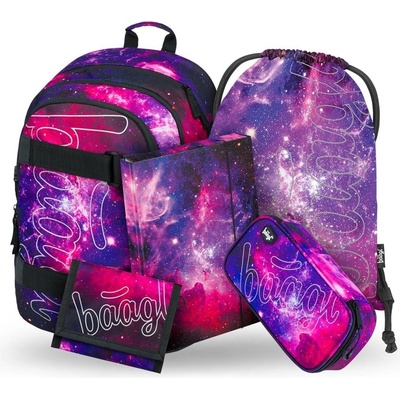 Baagl SET 5 Skate Galaxy
