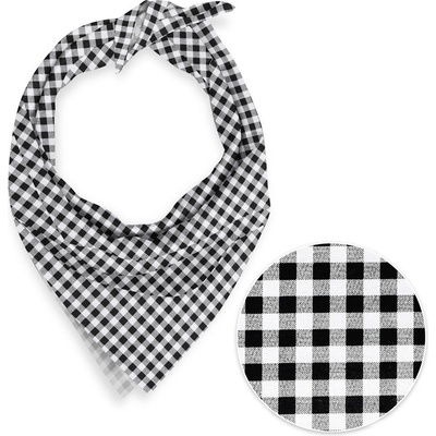 Biante bavlněný šátek Sandra SA-060 kostičky černo-bílé – Hledejceny.cz