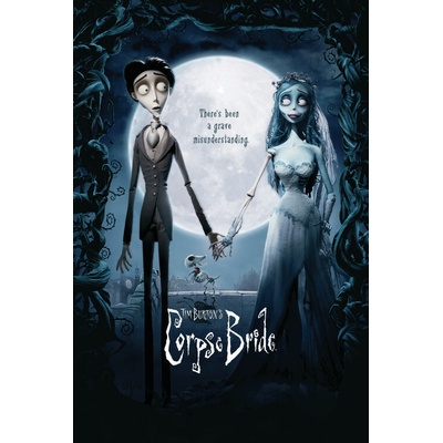 Plagát, Obraz - Corpse Bride - Victor & Emily, 26.7 × 40 cm