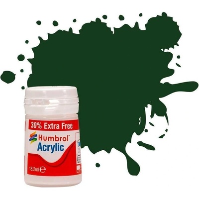 HUMBROL Humbrol Farba Acrylic AB0003EP No 3 Brunswick Green Gloss + 30% navíc zdarma 31-AB0003EP