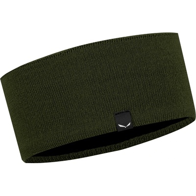 Salewa Мъжка лента за глава Salewa Puez Merino Headband - Dark Olive - размер One Size (904-1174-0211)