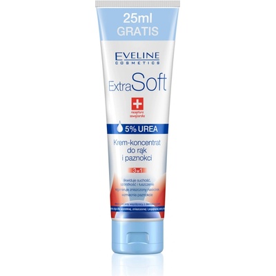 Eveline Cosmetics Extra Soft krém na ruky a nechty 3v1 100 ml
