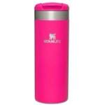 STANLEY 1913 Aerolight Transit Thermo Mug 0.47L - Keeps Hot for 6 Hours - Dishwasher Safe - Coffee Mug To Go Leak-Proof - Compatible with Common Car Drink Holders - Thermos Flask - Pink - 100000004551