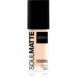 Gabriella Salvete SoulMatte Hyaluronic Foundation дълготраен фон дьо тен с матиращ ефект цвят 02W Ivory Warm 30ml