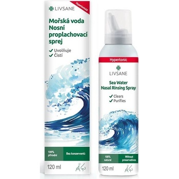 Livsane Mořská voda hypertonická 120 ml