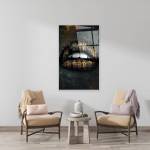 Art gift Стъклено АРТ пано - Златни устни