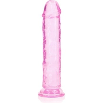 Image 1 of Shots Toys Джели дилдо Real Rock Crystal Clear 8" розово