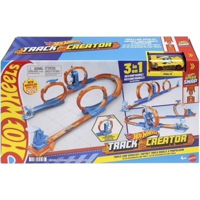 Hot Wheels Creator dráha trojitá smyčka JDW39