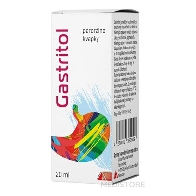 Gastritol perorálne kvapky gtt.por. 1 x 20 ml