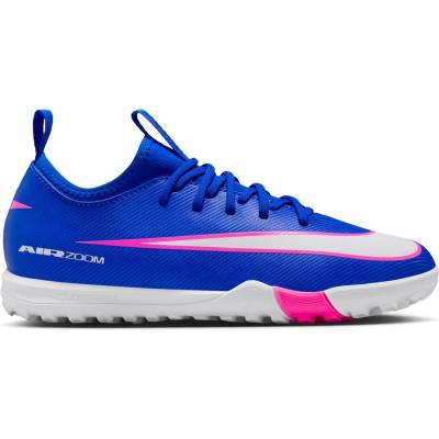 Nike Юношески футболни стоножки Nike Zoom Mercurial Vapor 16 Academy Juniors Astro Turf Football Boots - Blue/Wht/Pink