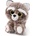 NICI Плюшена играчка Nici - Миещо мече Клуни, 25 cm (NC45569)