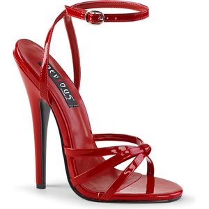 Pleaser USA Pleaser Domina-108 Red Pat 45