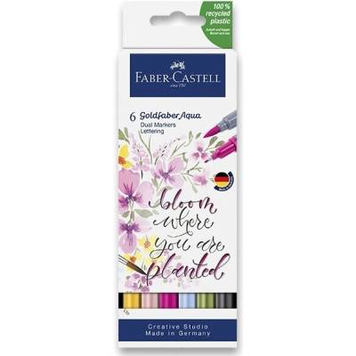 Faber-Castell 164524 Goldfaber Aqua Dual Marker 6 ks Letter