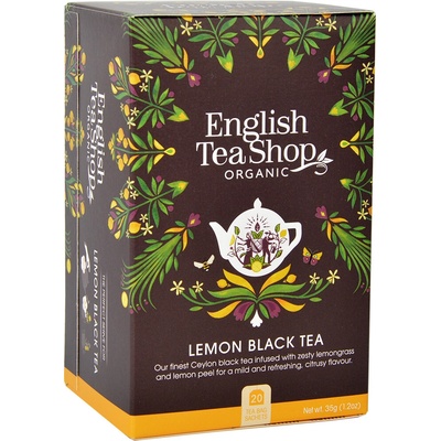 English Tea Shop Čierny Čaj s Citrónom 20 x 1,75 g