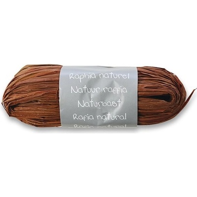 Dárkový provázek, 50 g, hnědá