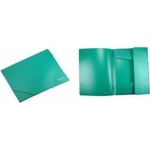 TITANUM PP A4 briefcase with rubber band green