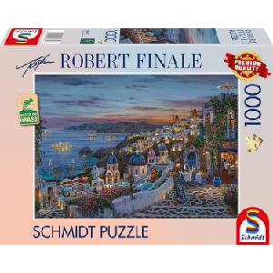 Schmidt Spiele Пъзел Schmidt от 1000 части - Залез в Санторини (58647)