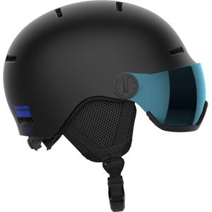 Salomon Детска ски каска Salomon Kid's Orka Visor Cat. 2 Ski helmet - Black / Flash Blue - размер L 56-59 cm (418-0976-0113)