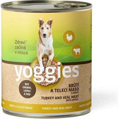 Yoggies Krůtí a Telecí s jablky 800 g