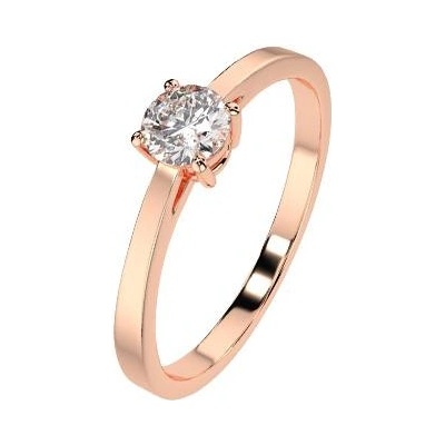 Cara Diamanti Дамски пръстен от розово злато с диамант Cara Diamanti K101-10012/1R (K101-10012/1R)