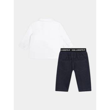 Karl Lagerfeld Kids Комплект риза и платнени панталони Z30135 M Цветен Regular Fit (Z30135 M)