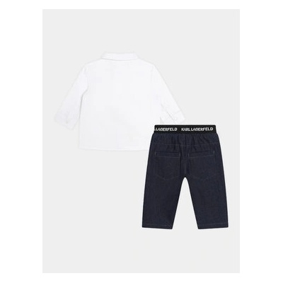 Karl Lagerfeld Kids Комплект риза и платнени панталони Z30135 M Цветен Regular Fit (Z30135 M)