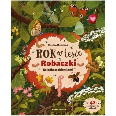 Robaczki. Rok w lesie. Książka z okienkami
