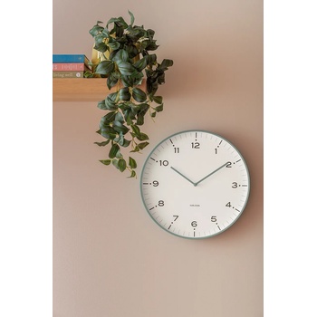 Karlsson Стенен часовник Karlsson Circus Rings 40 cm в тюркоазено (KA6011BL)