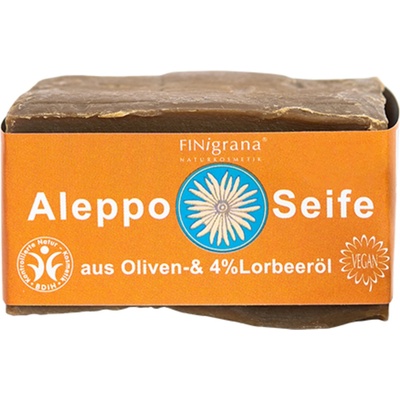 FINigrana Bio & Naturkosmetik mydlo Aleppo so 4 % vavrínového oleja 180 g