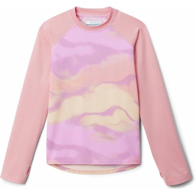 Columbia Sandy Shores Printed LS Sunguard Salmon Rose Undercurrent Cosmos