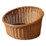 Horecano - Панер водоустойчив PVC кръгъл кафяв ф40х13 (H1) х23 (H2) см (674034B-OT) (014015)